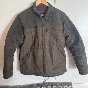 Mens Small Eisenhower Forest Green Dickies Waxed Jacket / Chore Coat. Excellent!